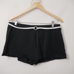 South Point Black Belted Bikini Bottom Size 12